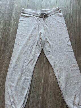 Barefoot Dreams Men's Light Beige Drawstring Joggers